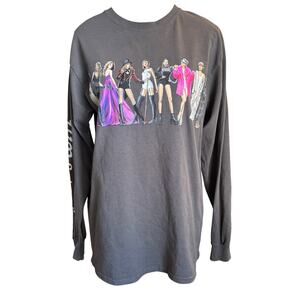 Taylor Swift Graphic Long Sleeve Shirt Medium Eras Tour Concert Merch Fan Club